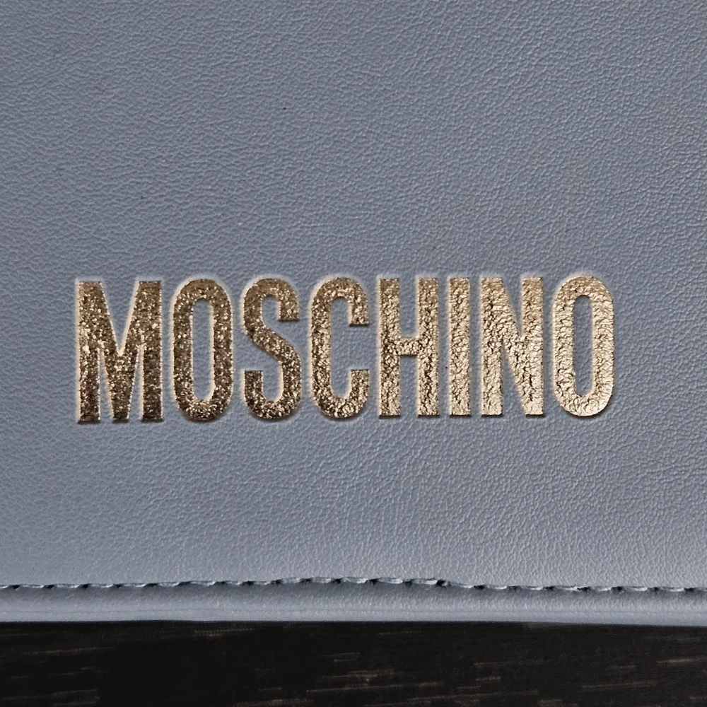 Moschino China Airlines Business Class Amenity Makeup Toiletry Bag French Blue